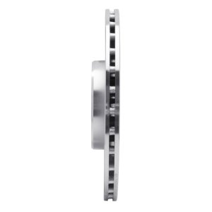 Alfa Romeo Stelvio Brake Rotor (1) - Rear Left - R1 Concepts - Drilled & Slotted - Silver - `17-`25